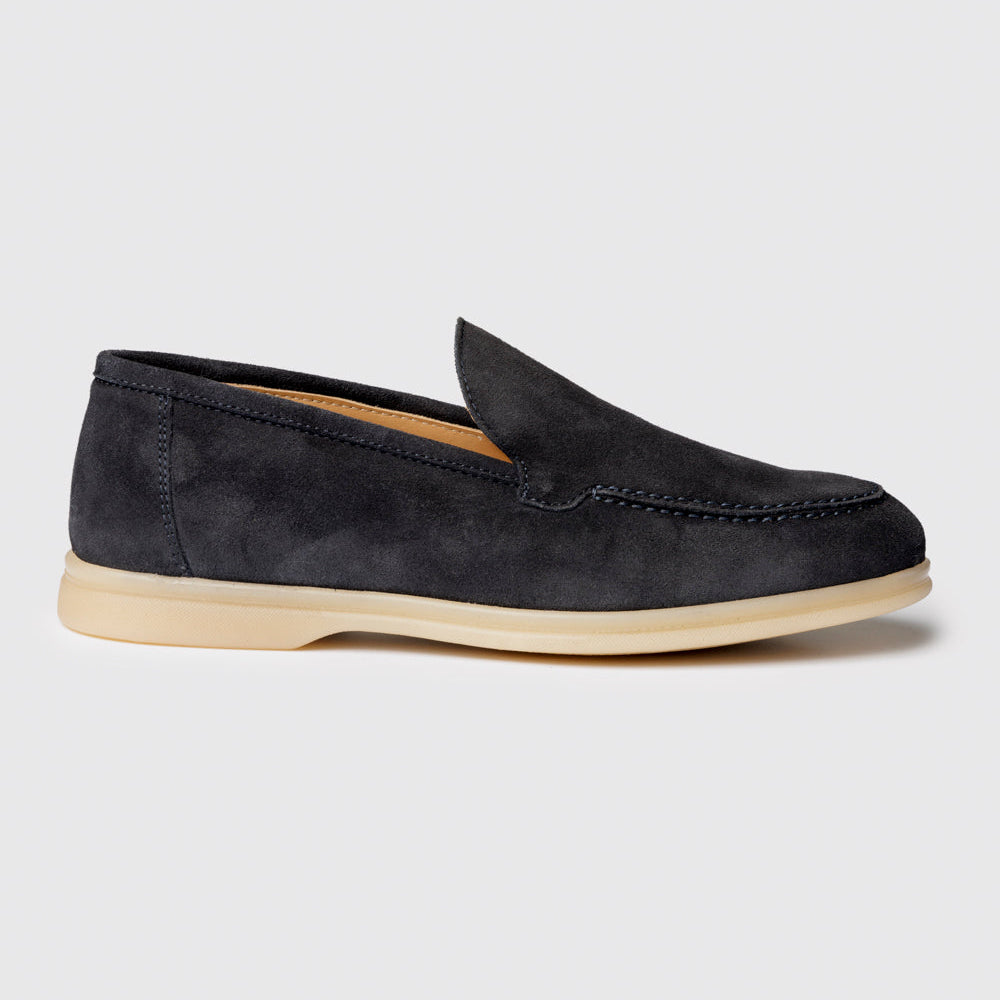 Mocassino Suede blu