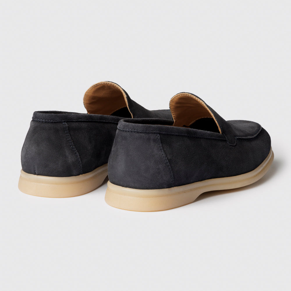 Mocassino Suede blu