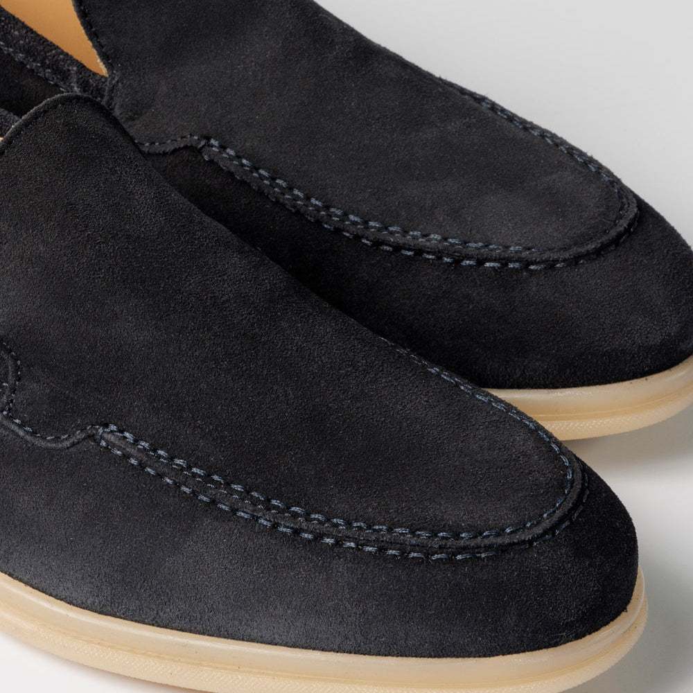 Mocassino Suede blu