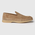 Flesh-colored Suede Loafer