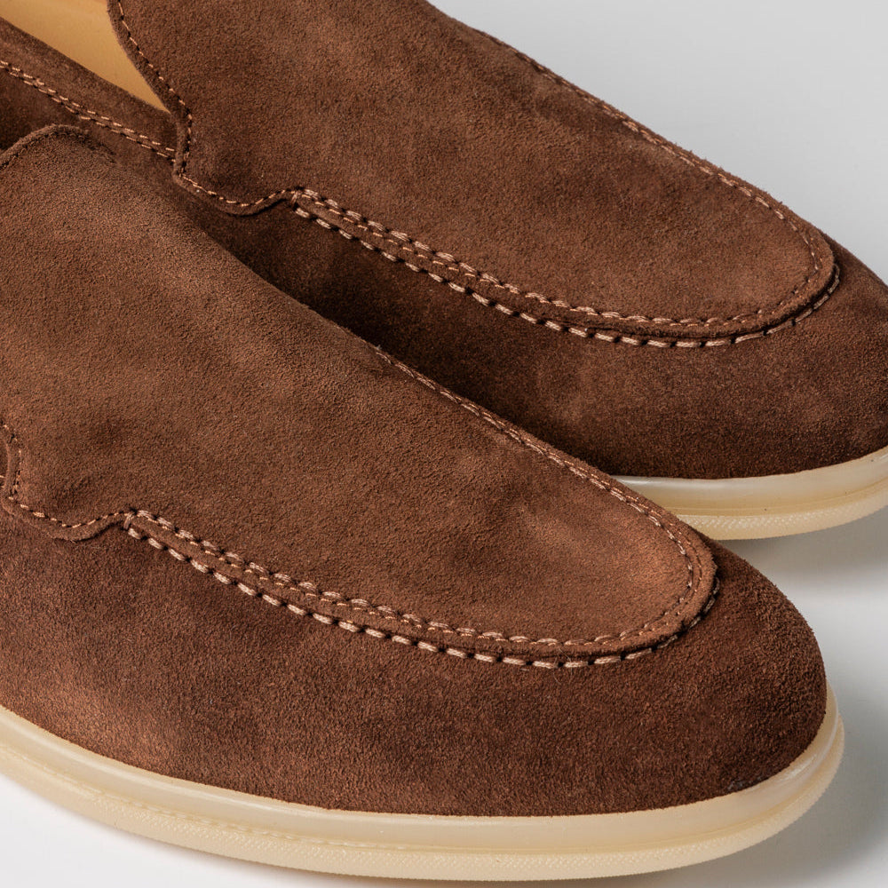 Mocassino Suede sigaro