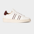 Sneakers white/barolo leather