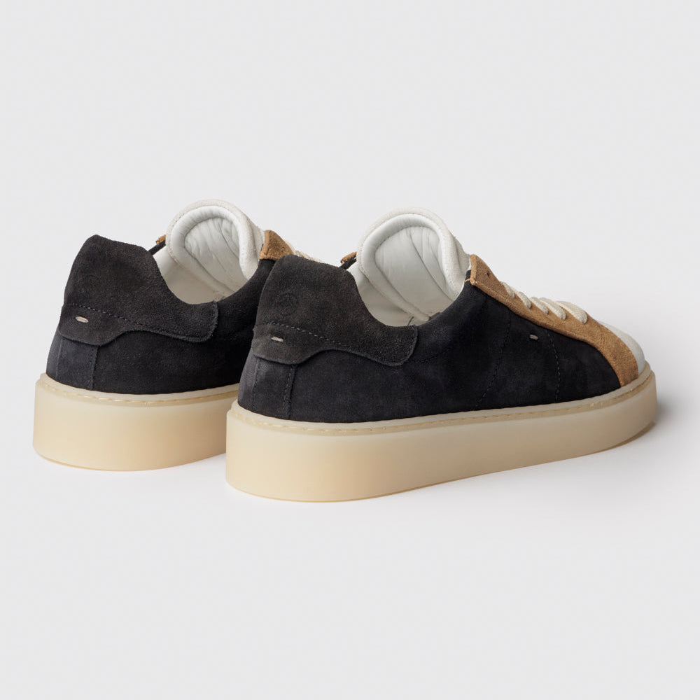 Blue/sand Suede Sneaker