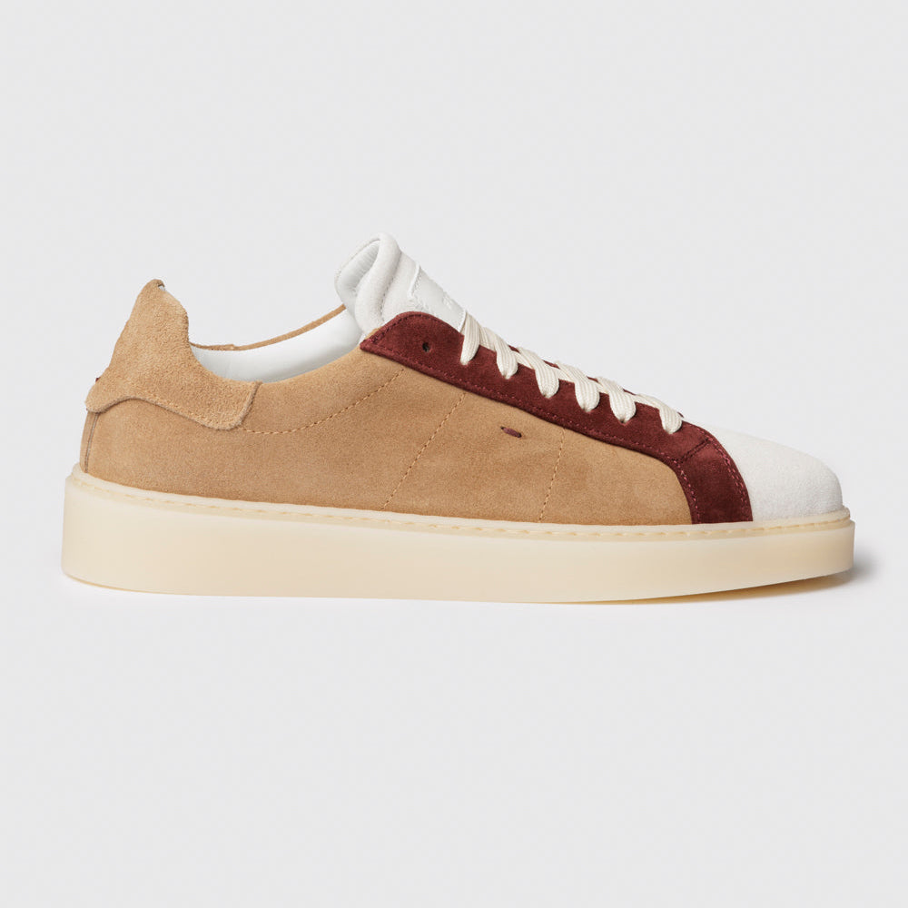 Suede Sneaker flesh/barolo