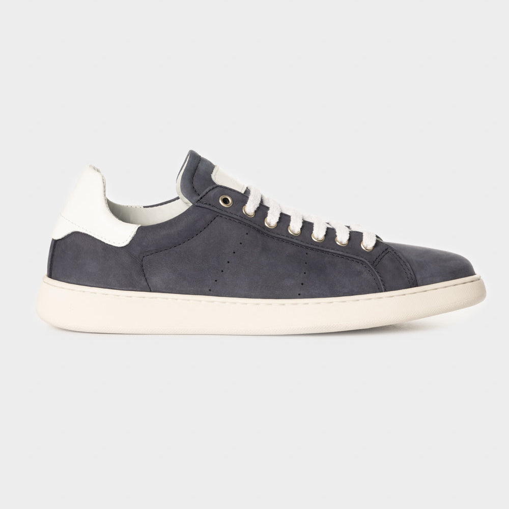 Nubuck denim sneaker