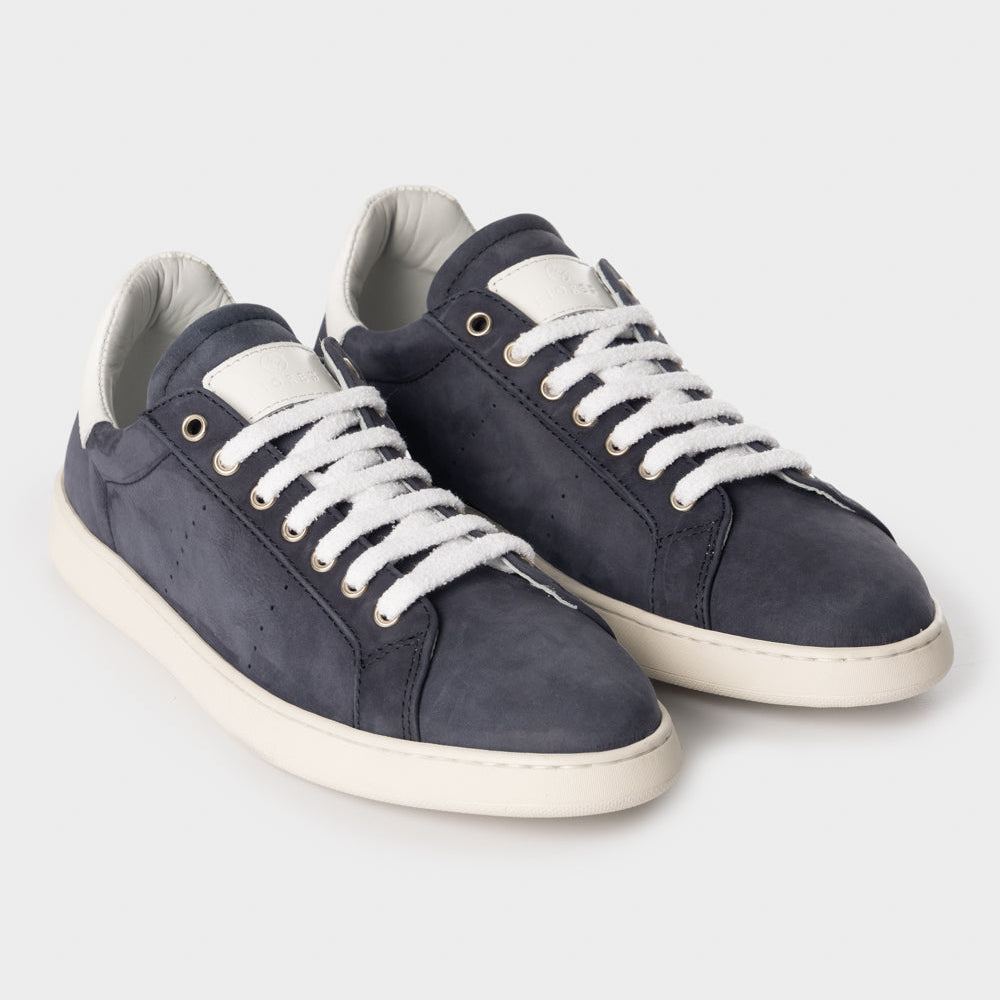 Nubuck denim sneaker