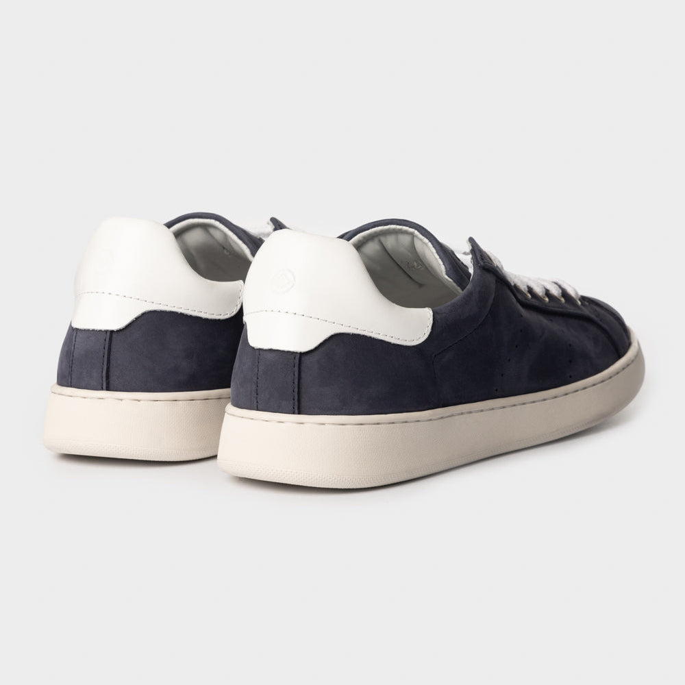 Nubuck denim sneaker