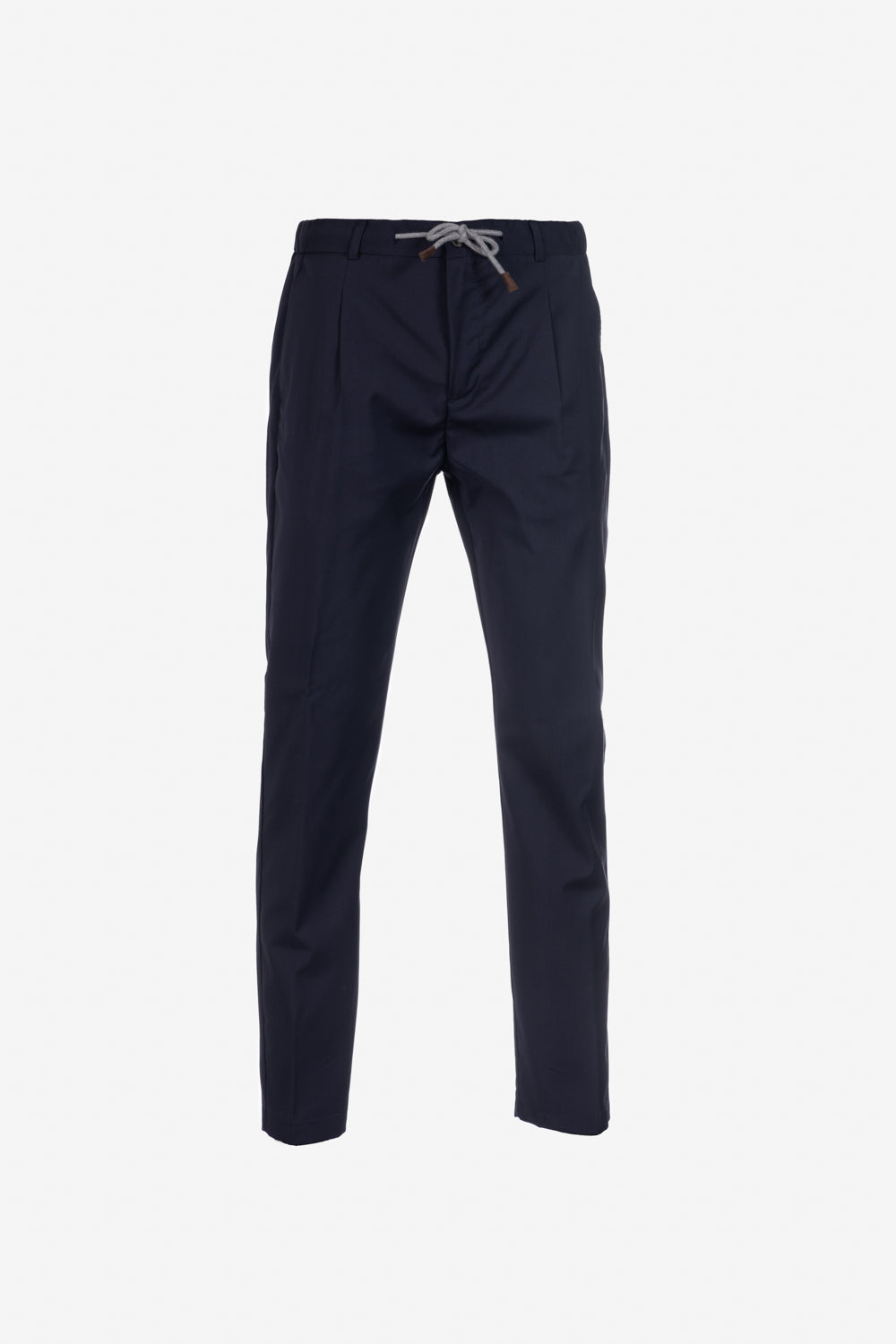 Amalfi trousers in virgin blue wool