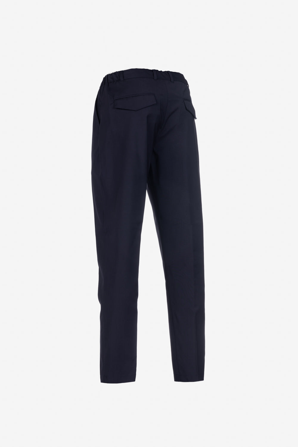 Amalfi trousers in virgin blue wool