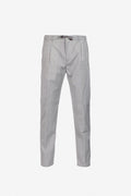 Amalfi light grey virgin wool trousers