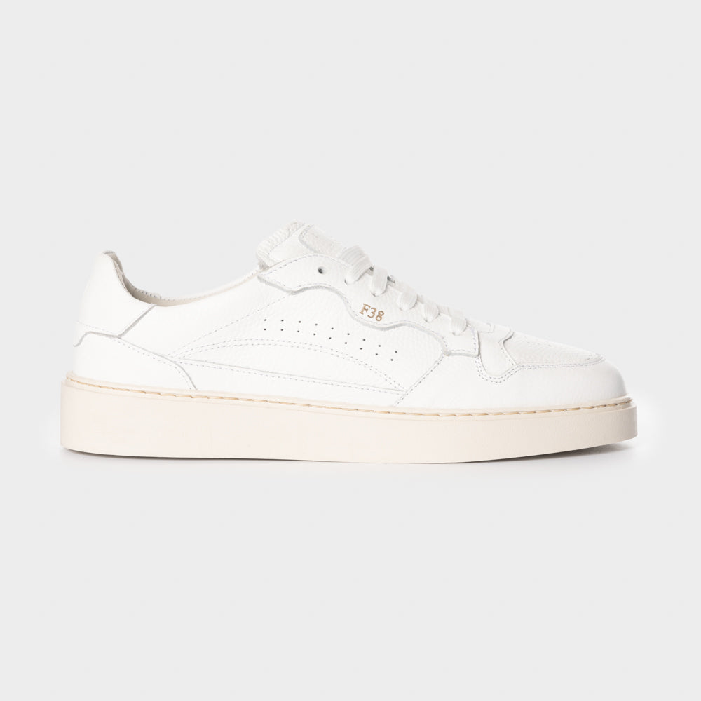 Sneaker F38 white/beige leather