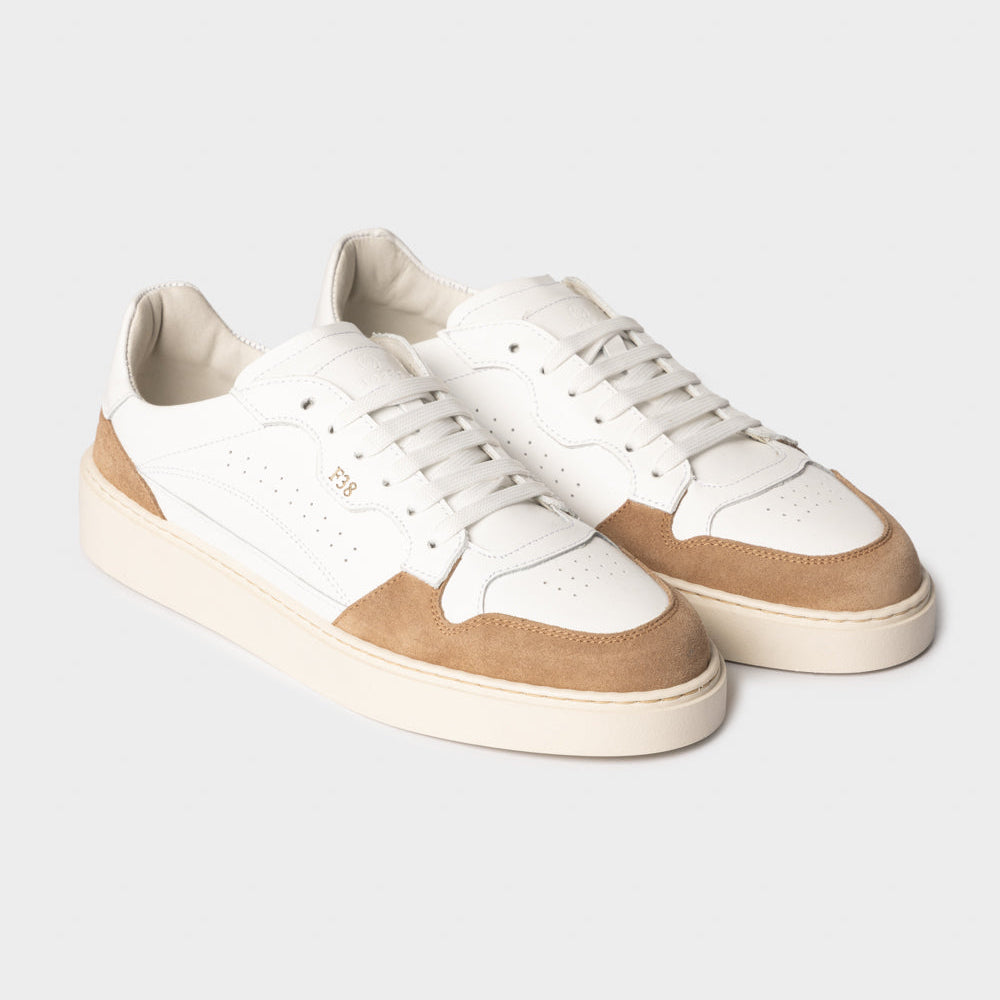 Sneaker F38 white/flesh leather