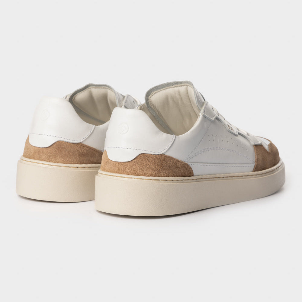Sneaker F38 white/flesh leather