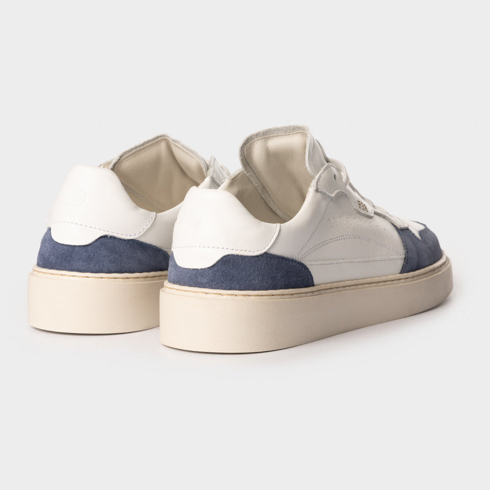 Sneaker F38 white/denim leather