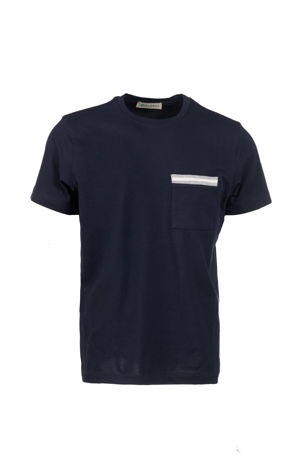 Blue cotton T-shirt