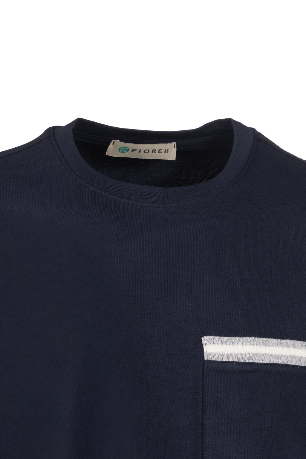 Blue cotton T-shirt