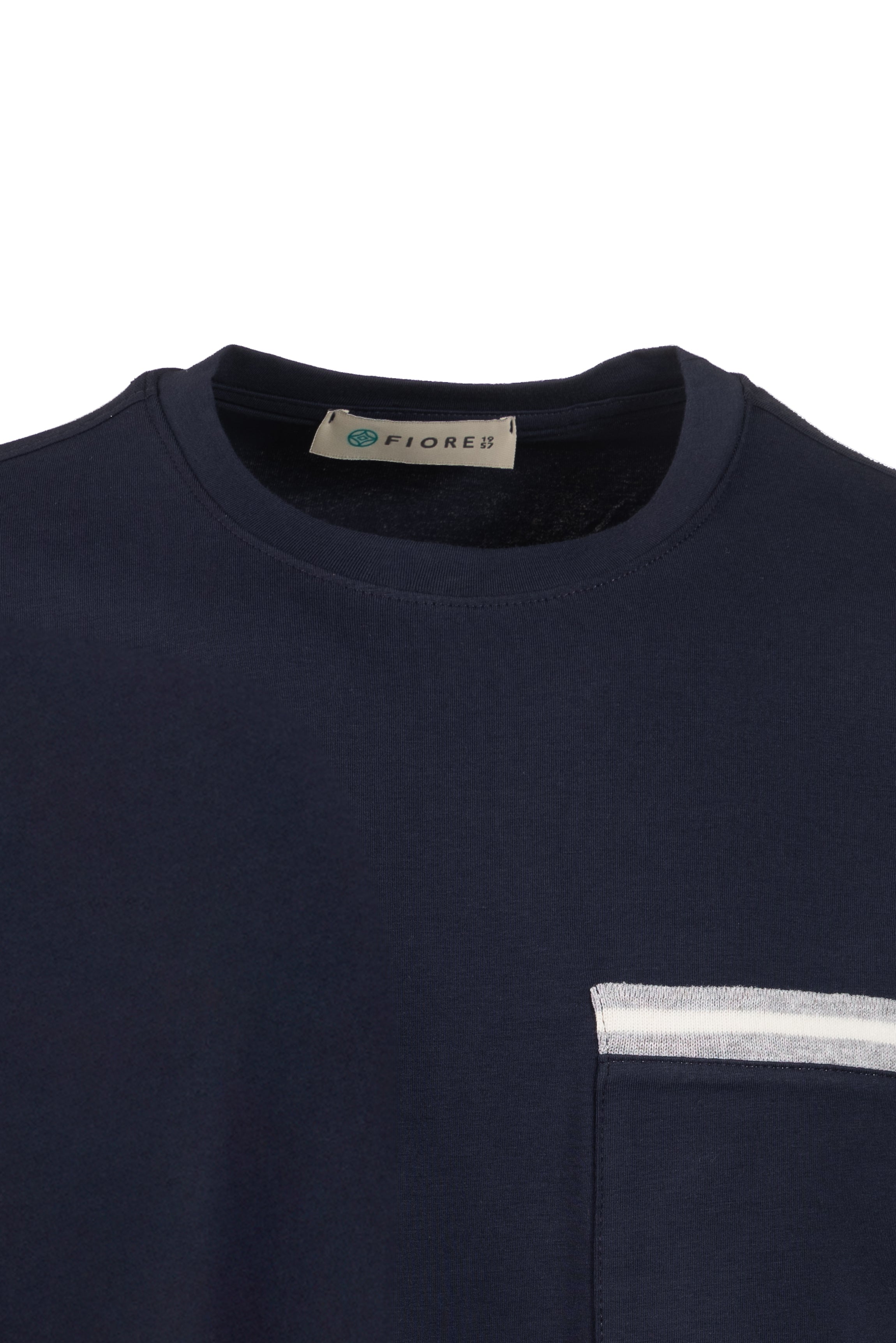 Blue cotton T-shirt