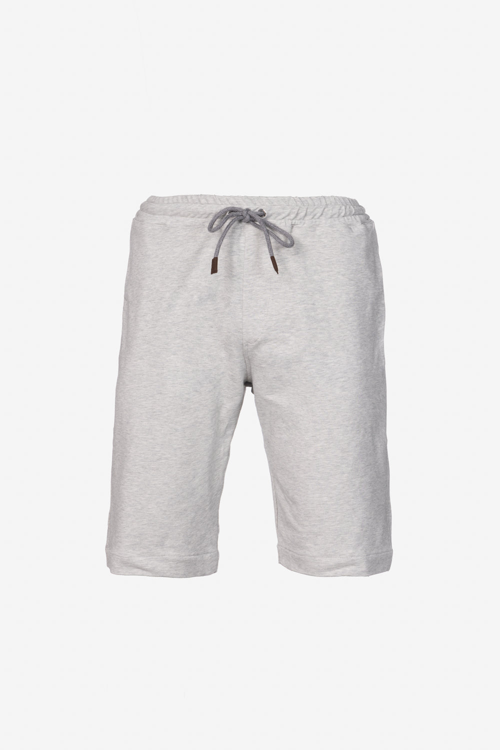Grey cotton Bermuda shorts