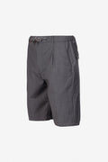 Medium grey virgin wool Bermuda shorts