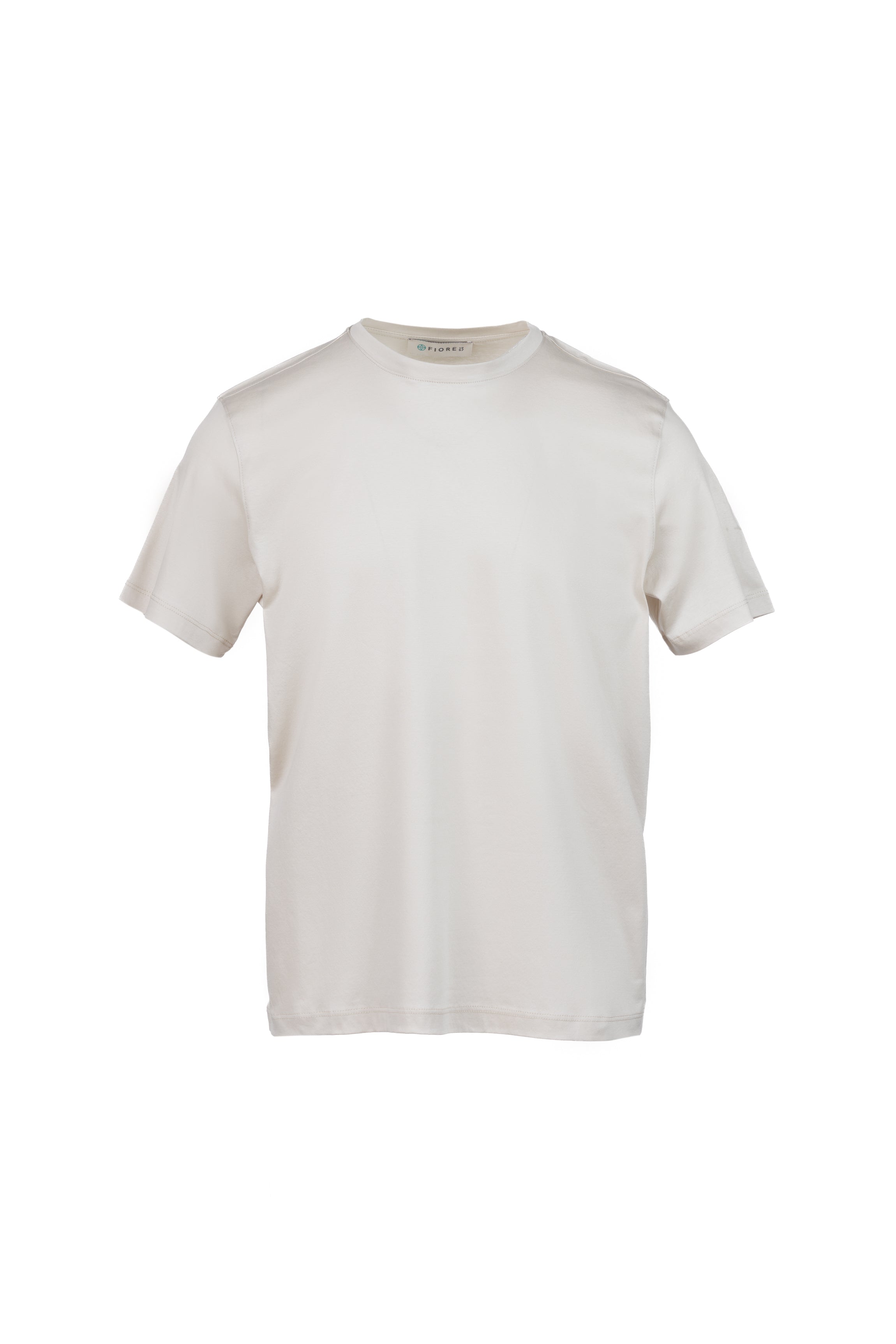 Beige Pima cotton T-shirt