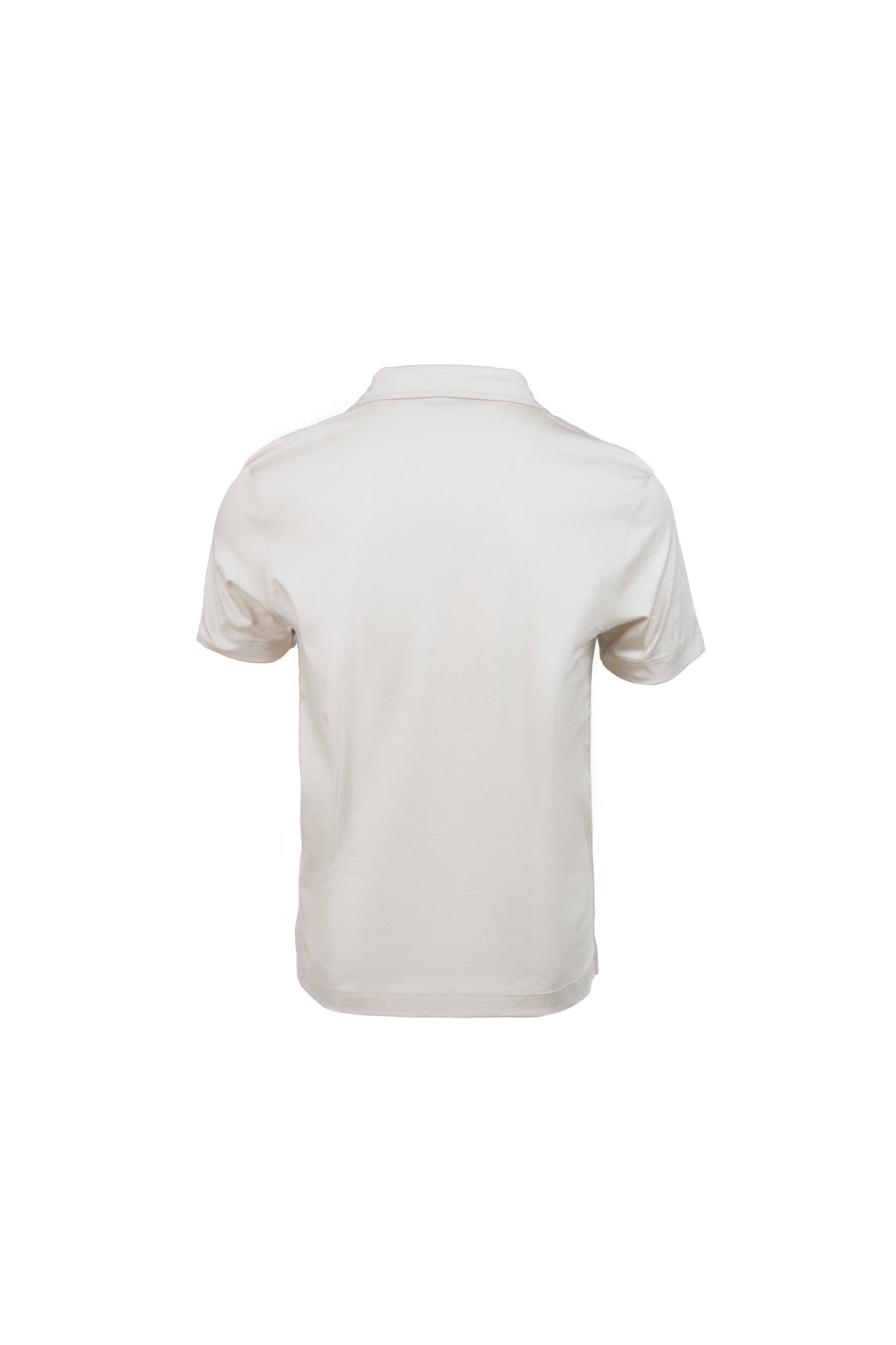 Beige Pima Cotton Polo Shirt