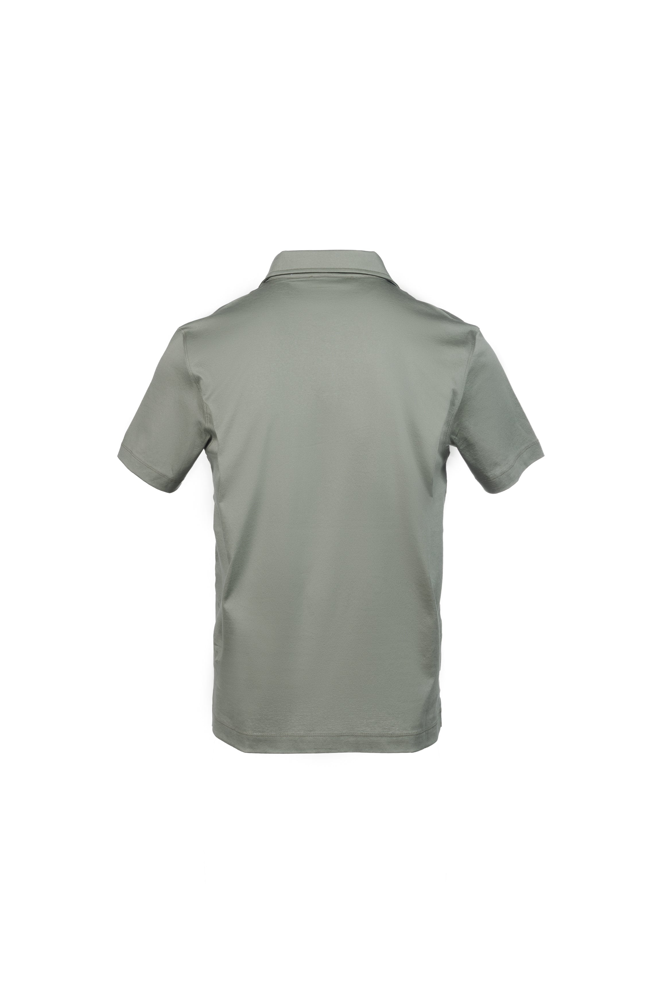 Military pima cotton polo shirt