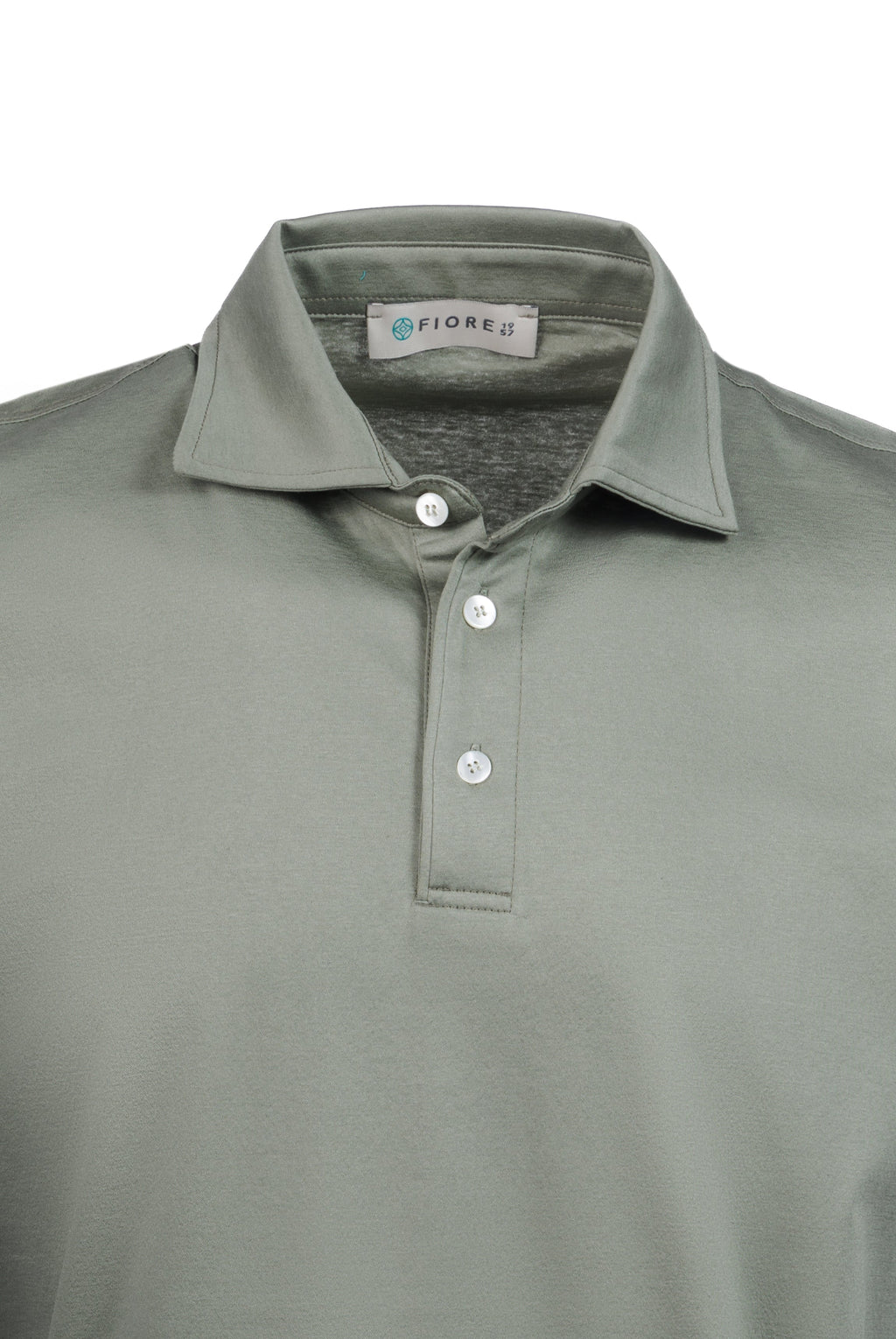 Military pima cotton polo shirt