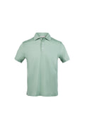 Sage pima cotton polo shirt