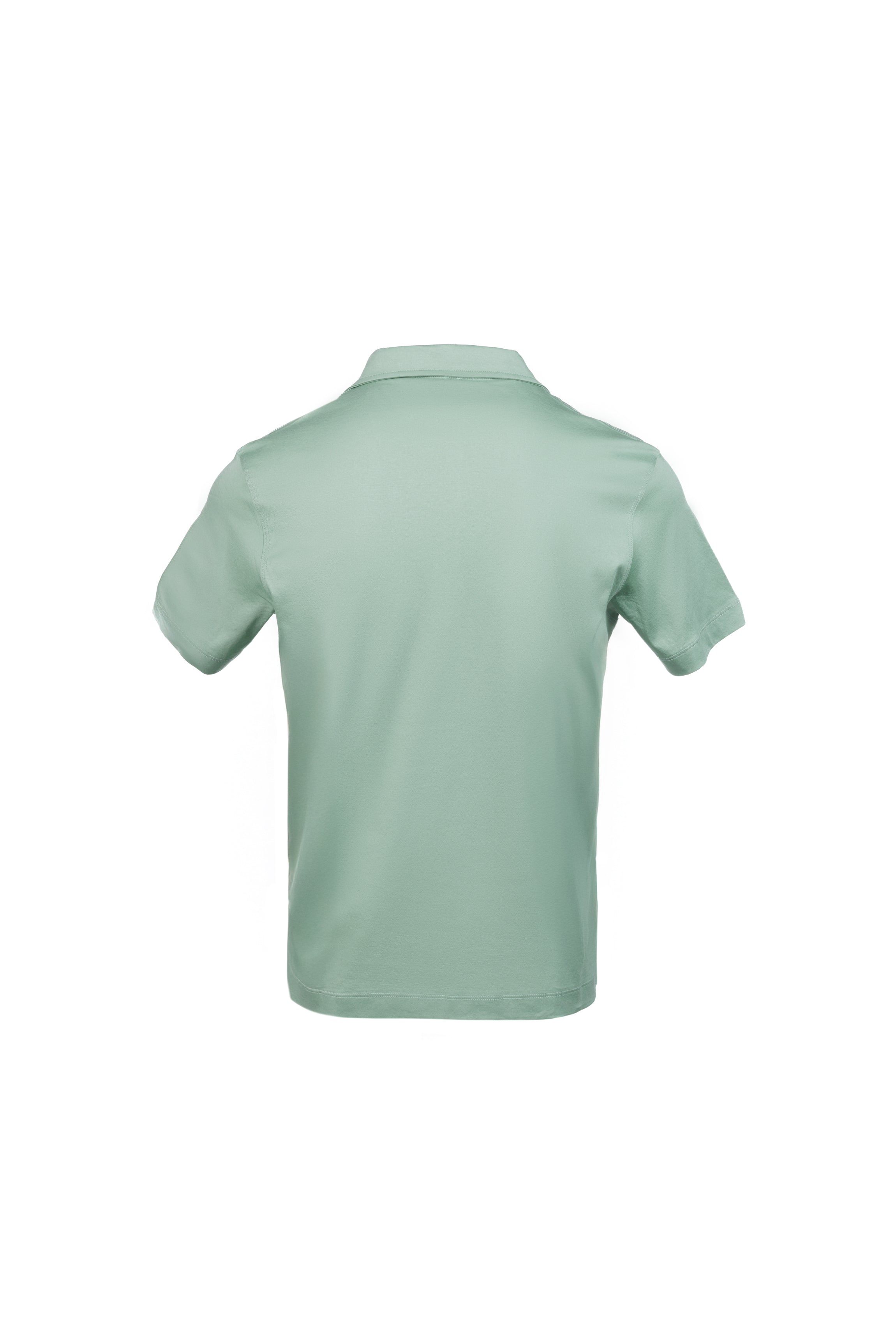 Sage pima cotton polo shirt