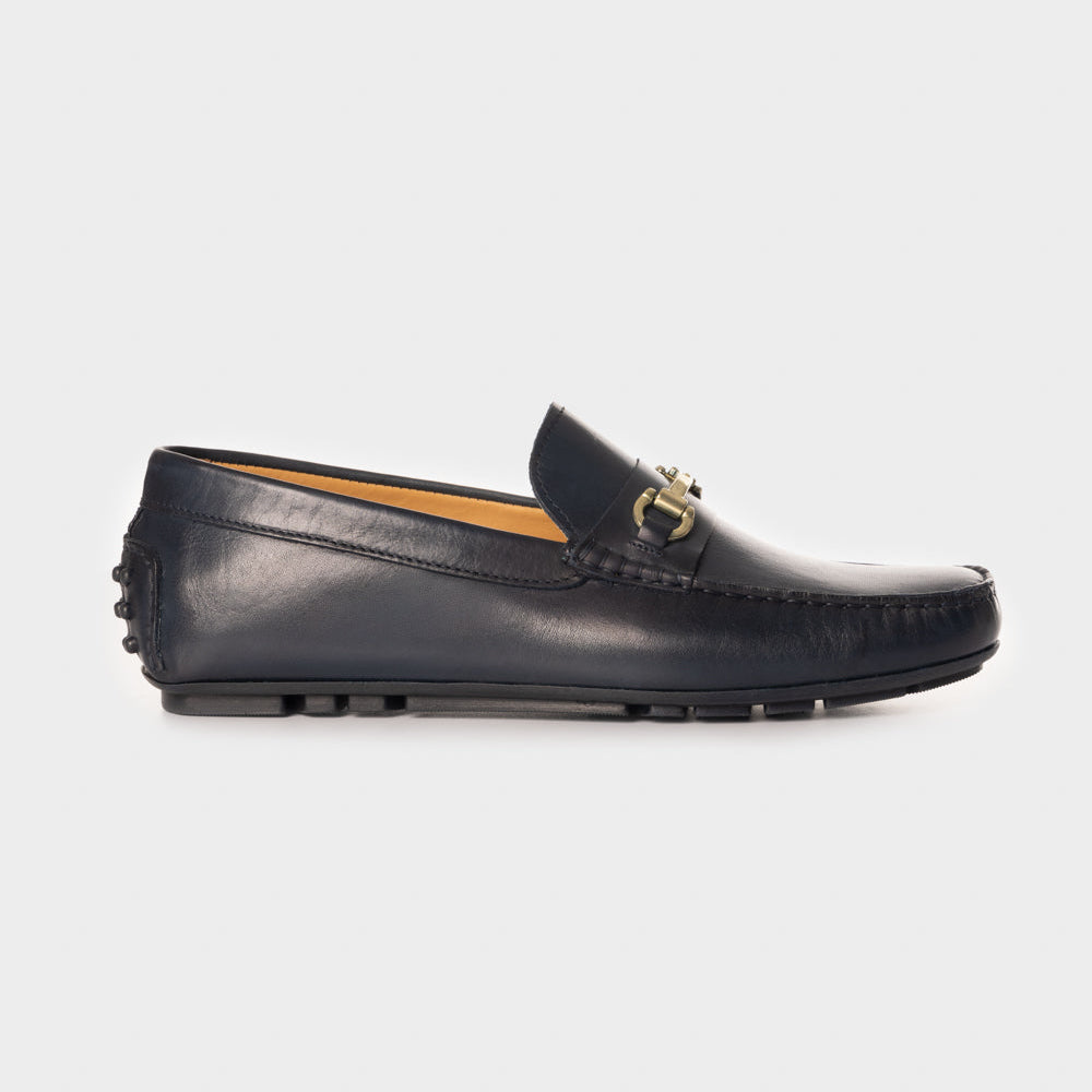Mocassino Crust Blu
