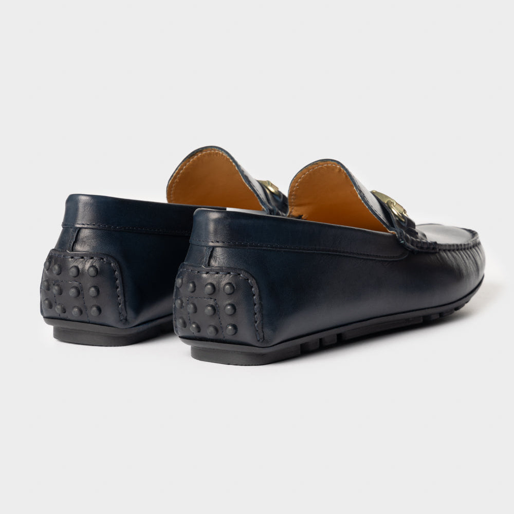 Mocassino Crust Blu