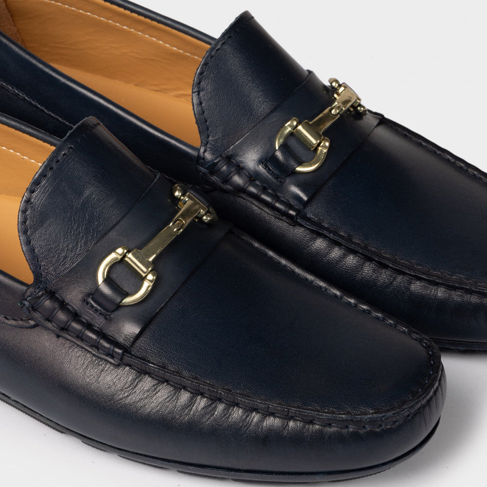 Mocassino Crust Blu