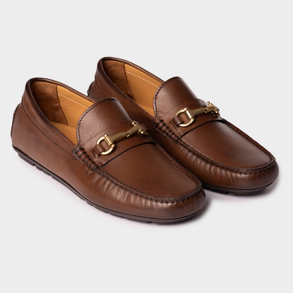 Mocassino Crust Marrone