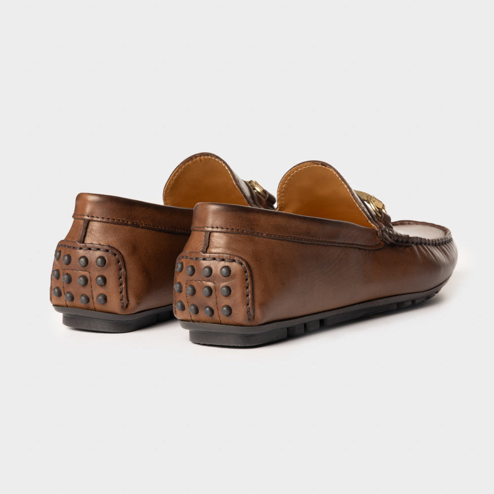 Mocassino Crust Marrone