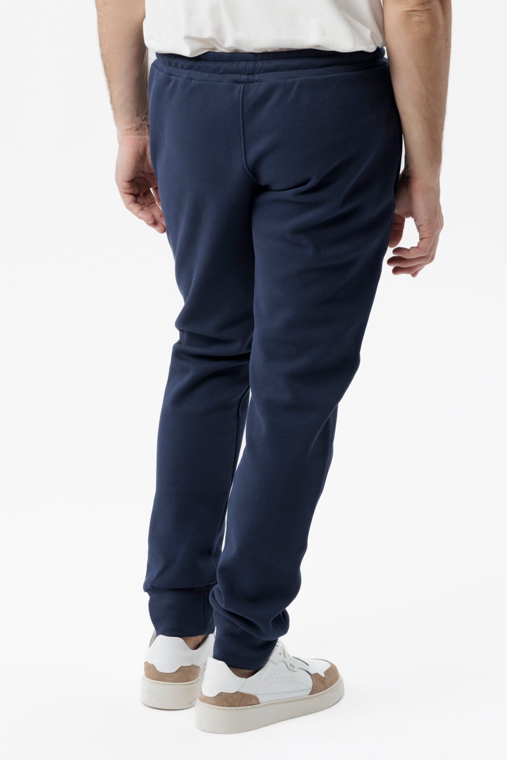 Blue cotton jogger pants