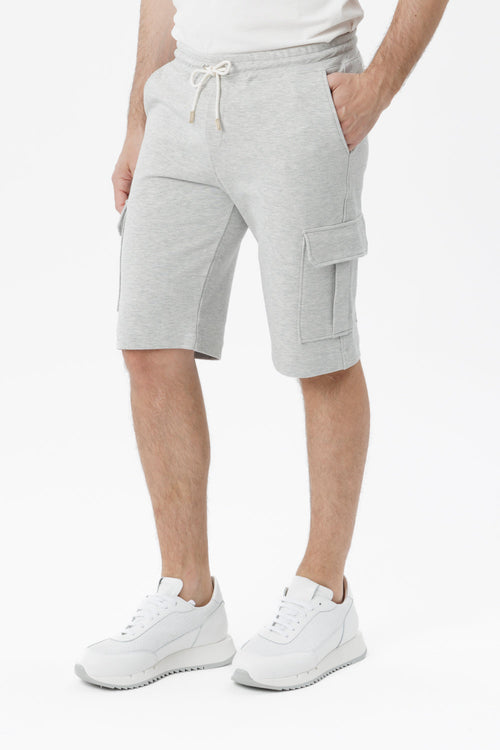 Bermuda Cargo in puro cotone grigio