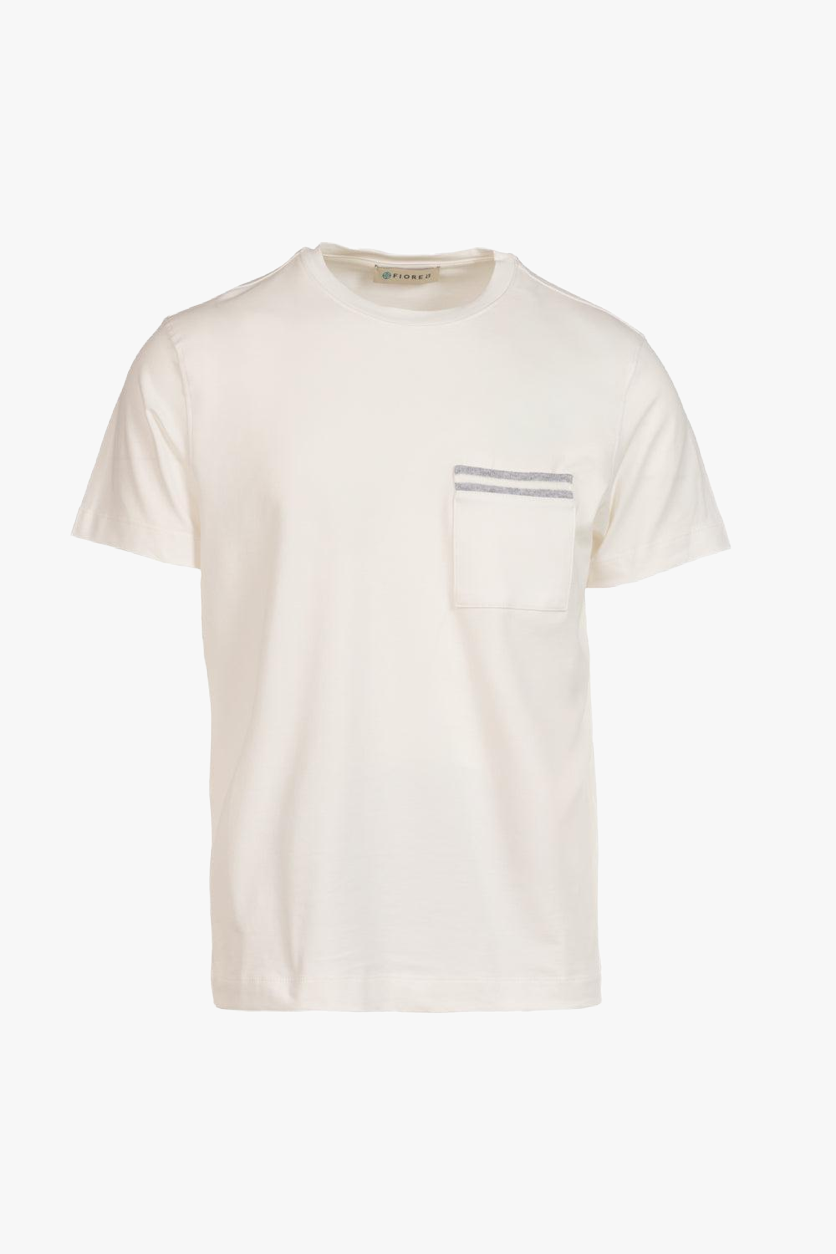 White cotton T-shirt