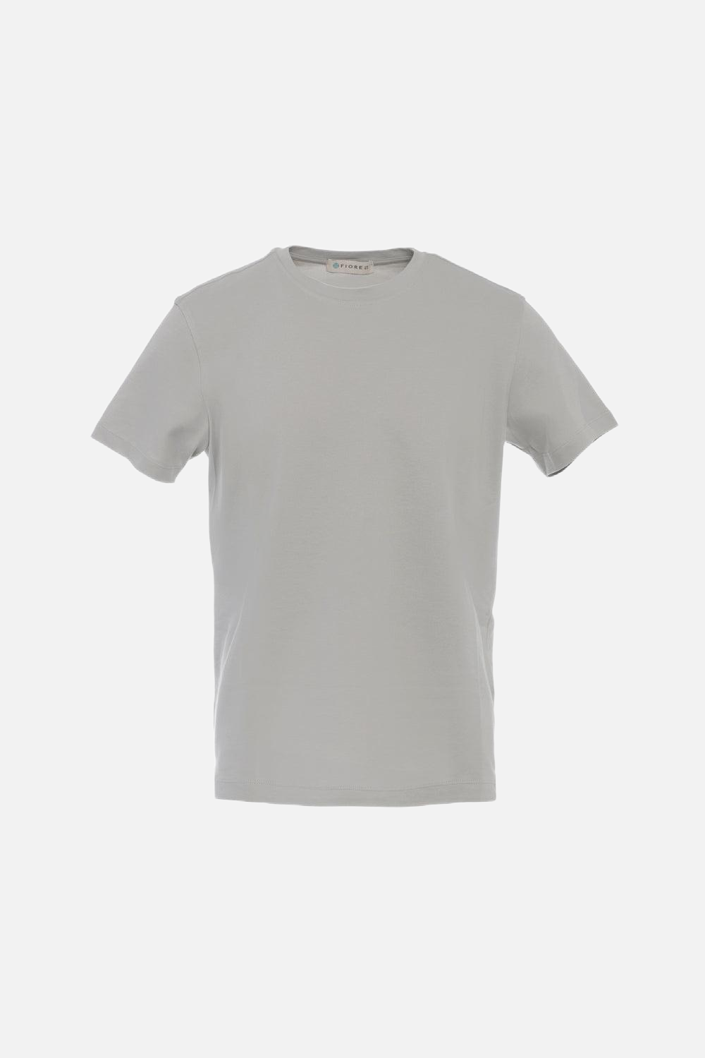 Grey stretch cotton t-shirt