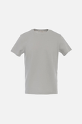 Grey stretch cotton t-shirt