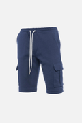 Bermuda Cargo in puro cotone blu