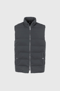 Grey cashmere padded vest