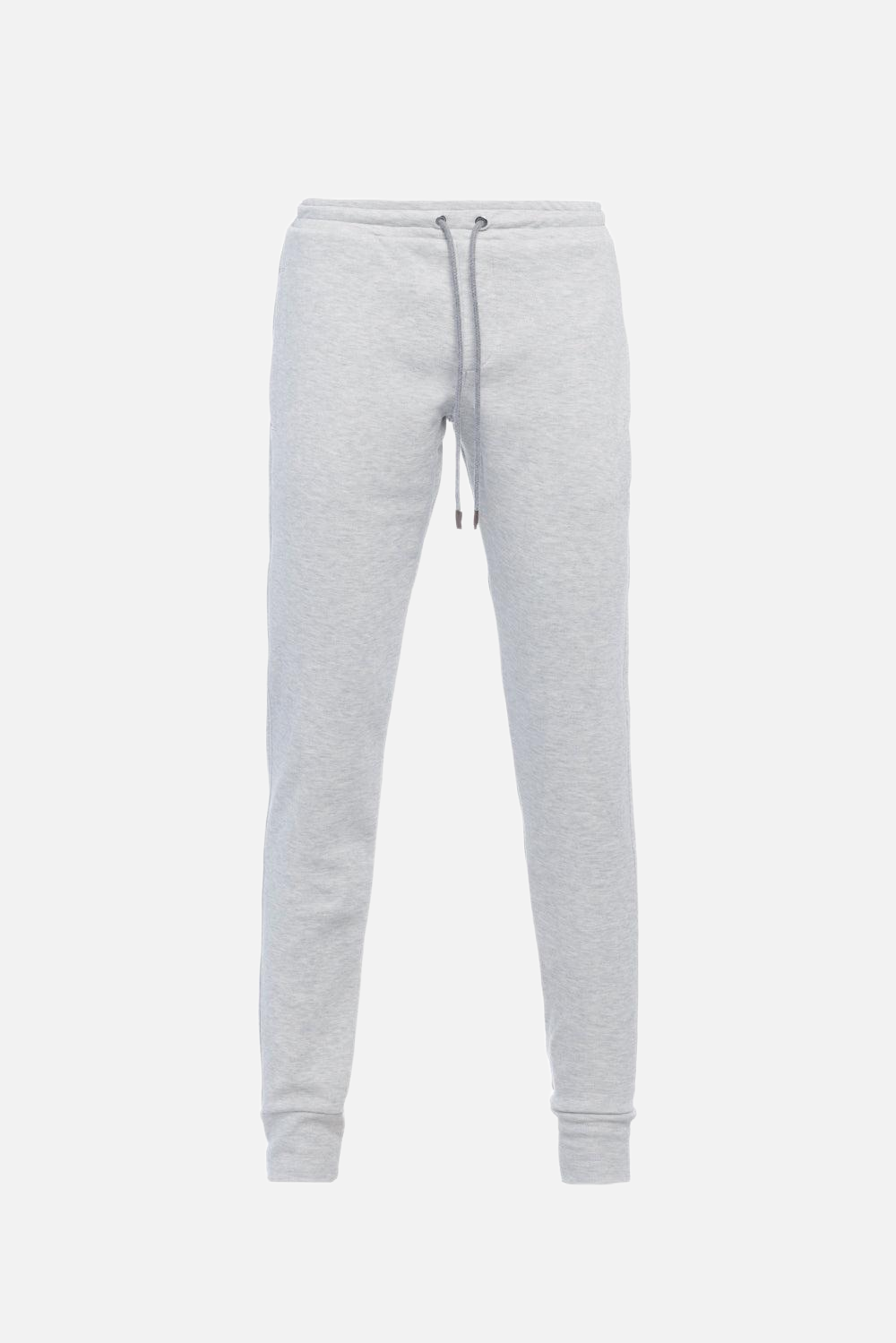 Grey cotton jogger trousers