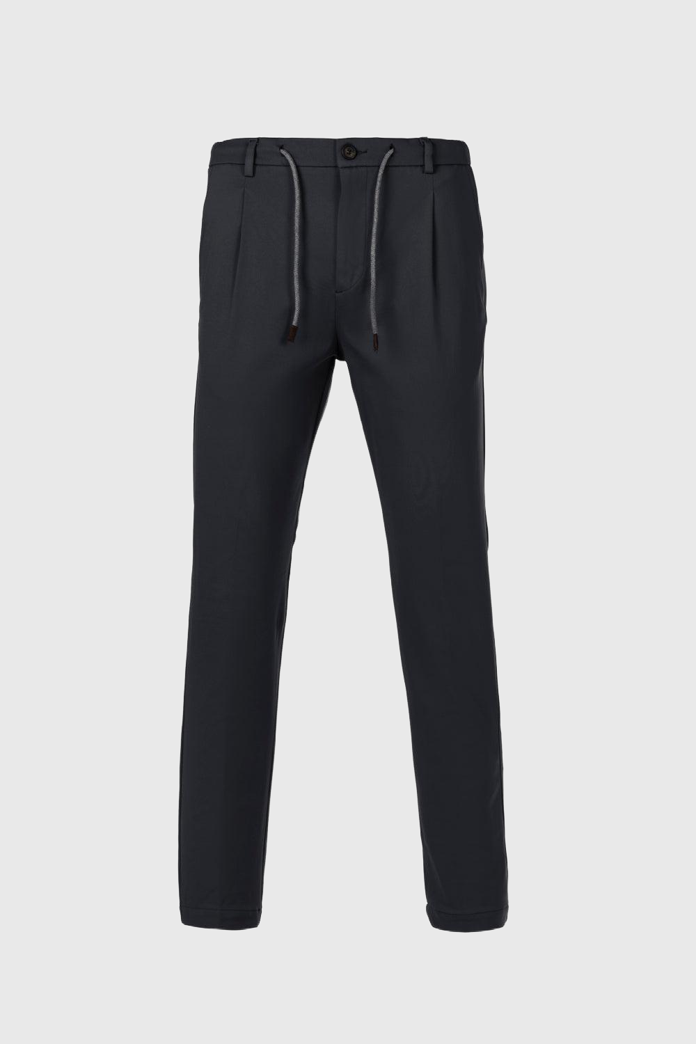 Pantalone coulisse in nylon comfort nero