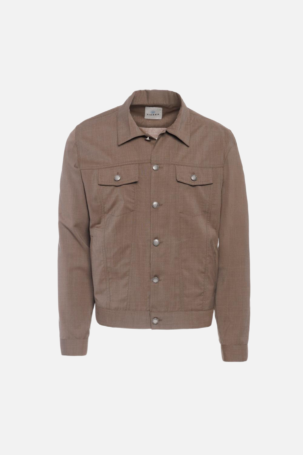 Portofino jacket in tobacco virgin wool