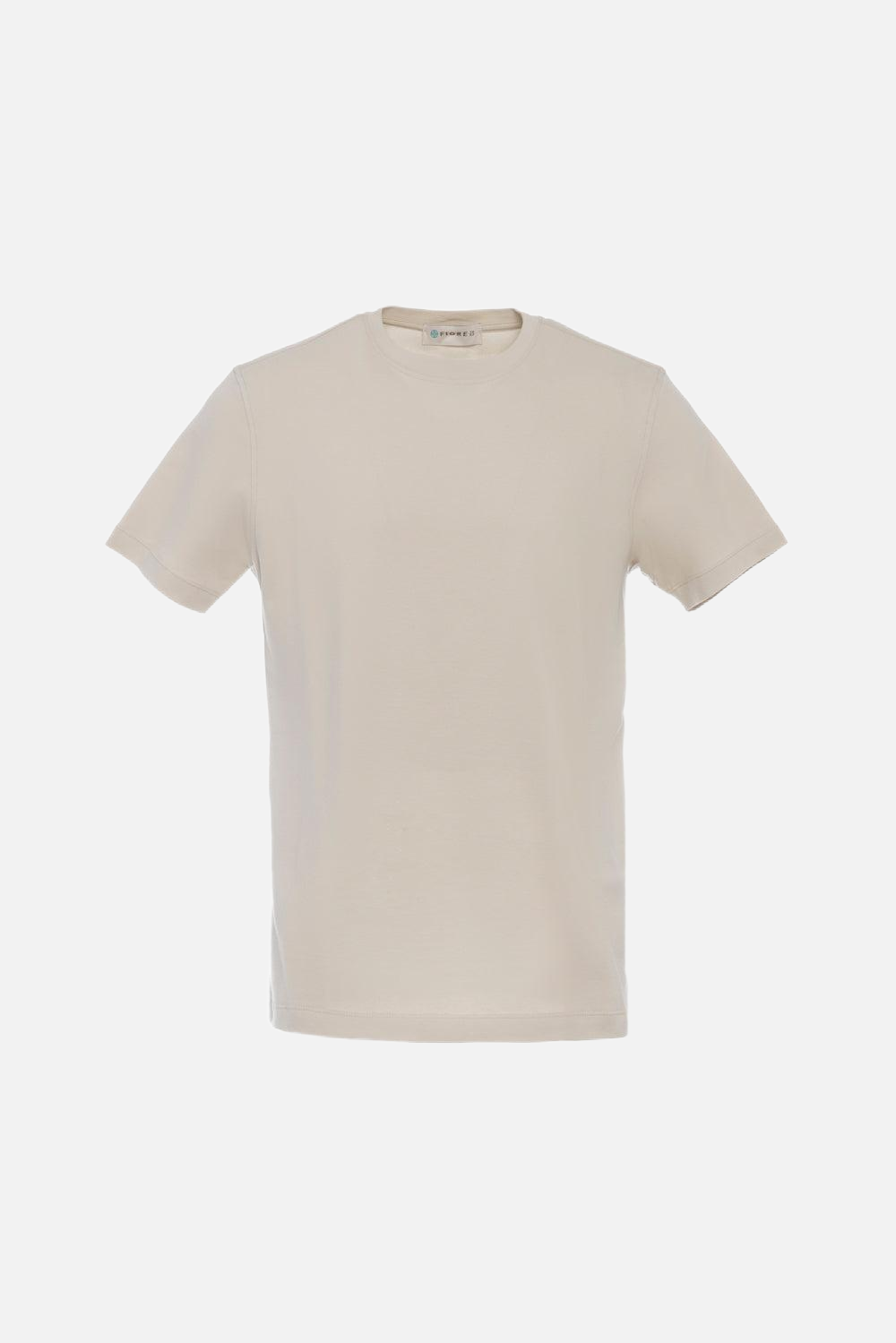 Sand stretch cotton T-shirt