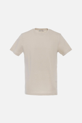 Sand stretch cotton T-shirt